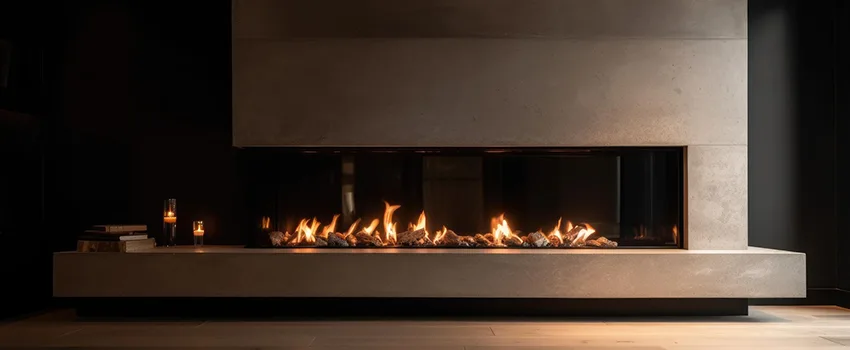 Gas Fireplace Ember Bed Design Services in Clovis, California