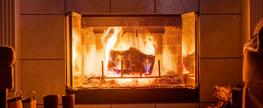 Mendota Hearth Landscape Fireplace Installation in Clovis, California