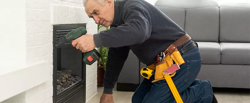 New Indoor Fireplace Installation in Clovis, California