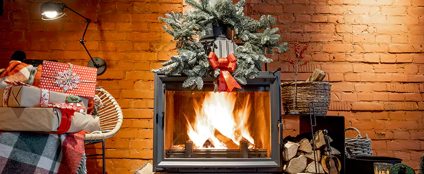 Travis Industries Linear Gas Fireplace Installation in Clovis, California