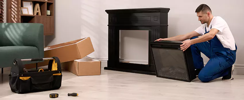 Old Rusted Metal Fireplace Repair And Replacement in Clovis, CA