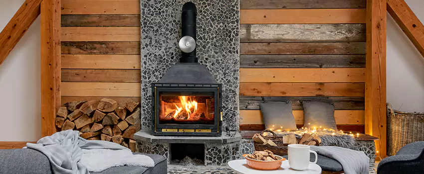 Thelin Hearth Products Direct Vent Gas Stove Fireplace Inspection in Clovis, California